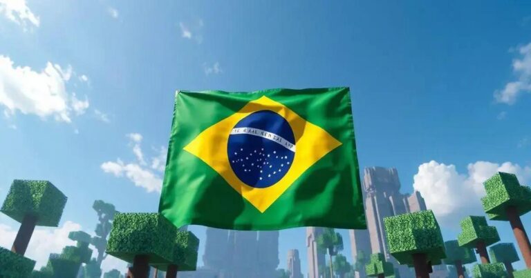 Como Fazer Bandeira Do Brasil No Minecraft