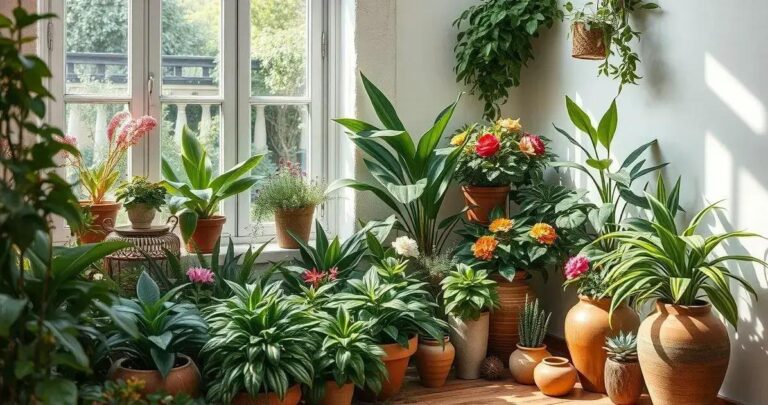 plantas na decoração