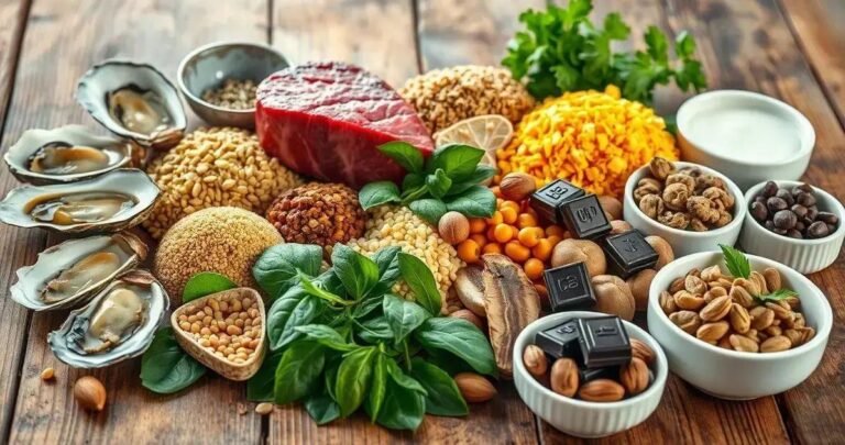 alimentos ricos em zinco