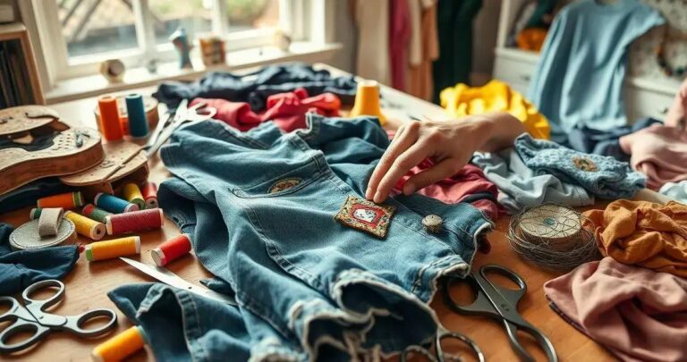 Como fazer customização de roupas velhas?