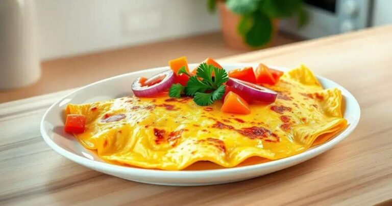 como fazer omelete microondas