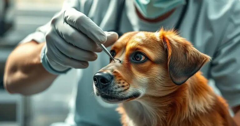 como limpar ouvido de cachorro