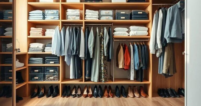 como organizar o guarda-roupa