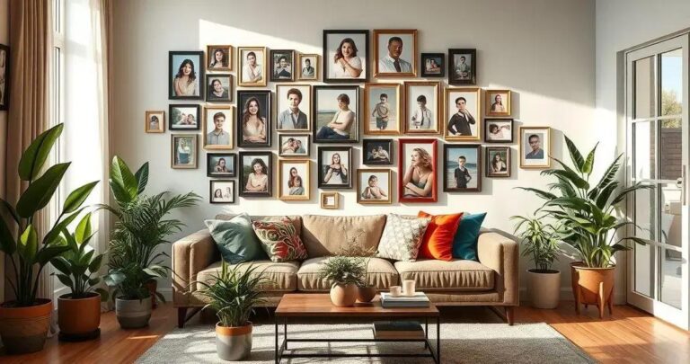decoração com fotos