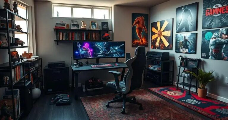 decoração para gamers