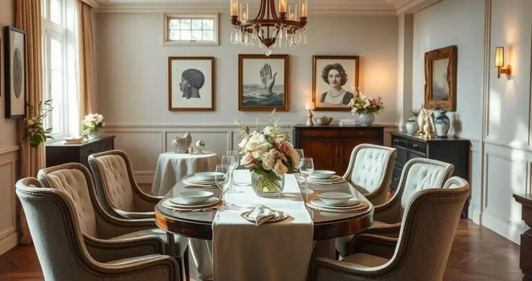 decoração sala de jantar