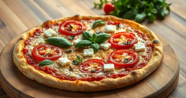 receita de pizza caseira fácil