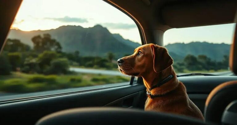 viagem com cachorro de carro