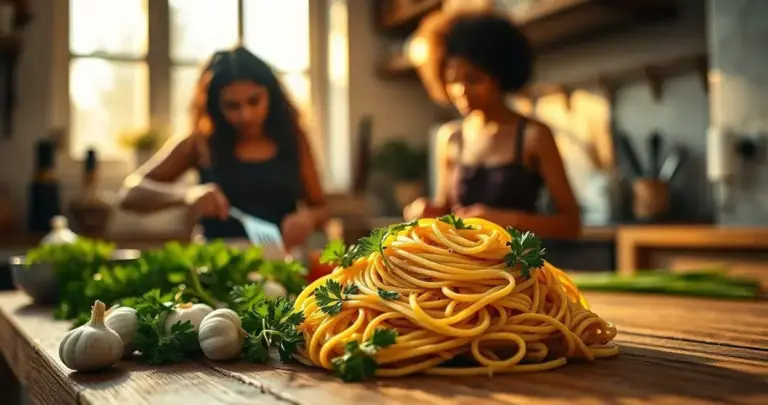 como fazer macarrão alho e óleo