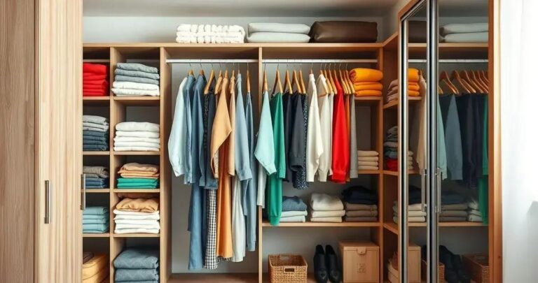 Como fazer organização do guarda-roupa?