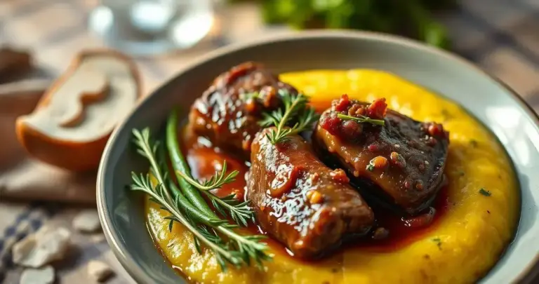 como fazer ossobuco com polenta