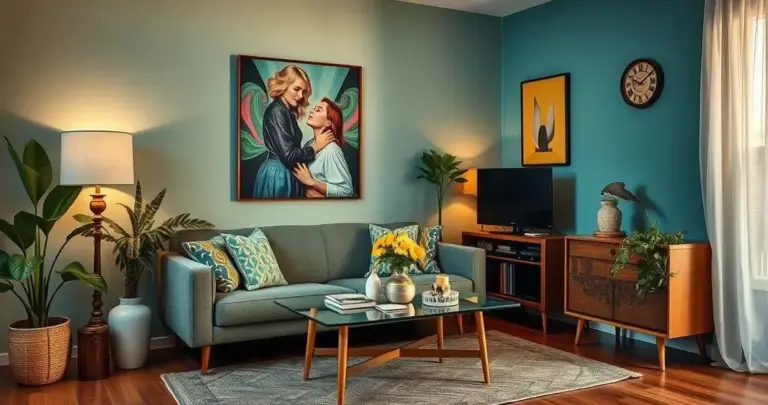 decoração anos 70