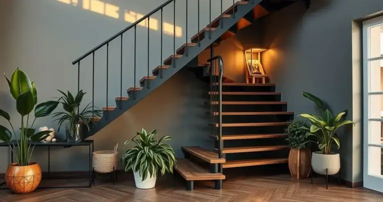 decoração com escadas