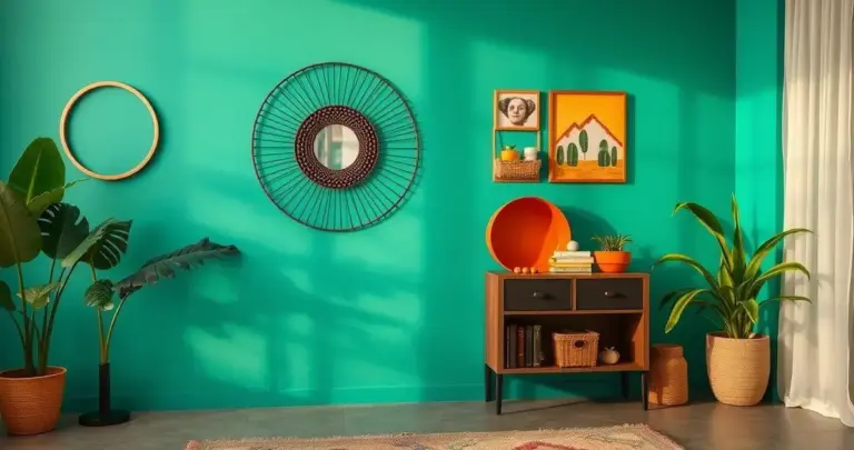 decoração com vidros coloridos