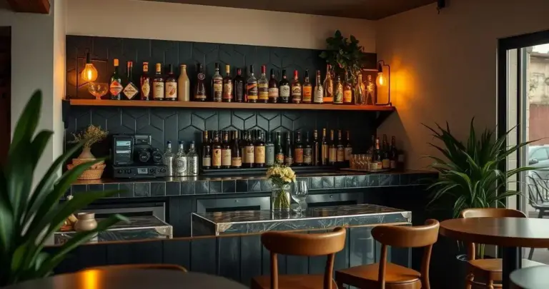 decoração de bar em casa