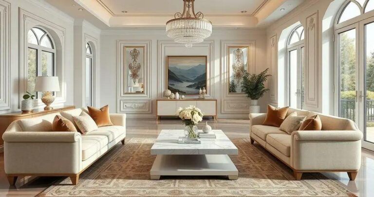 decoração dourada