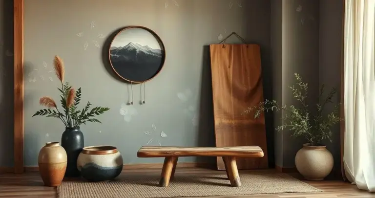 decoração Wabi-Sabi