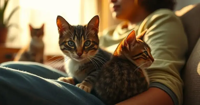 gatos gostam de colo