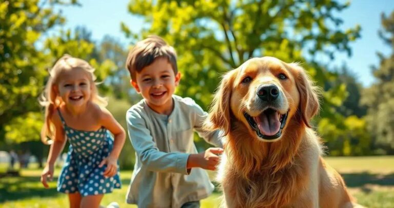 melhor raça de cachorro para crianças