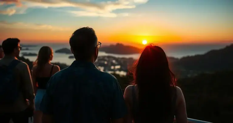 melhores lugares para ver o pôr do sol no brasil