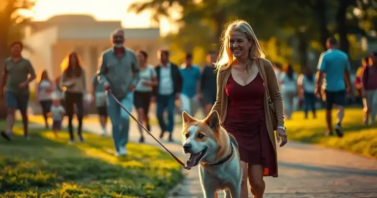 passear com o cachorro