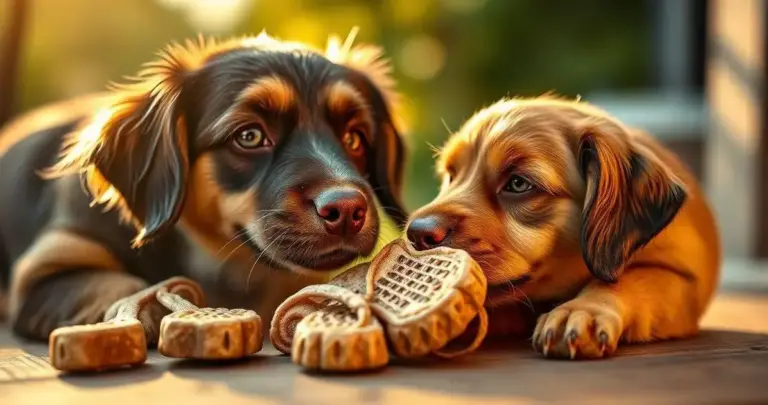 petiscos naturais para cães