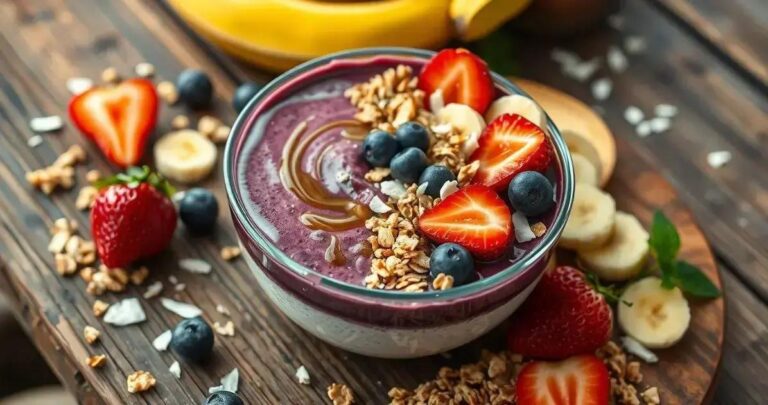receita de açaí na tigela