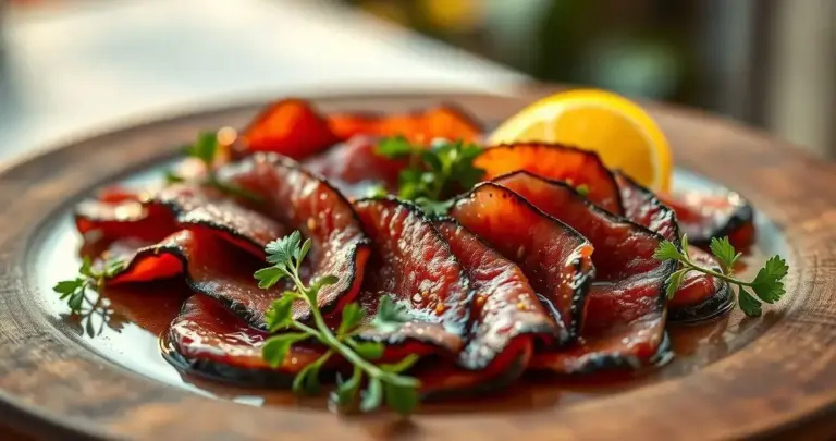receita de carpaccio de carne