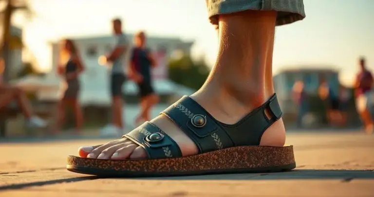 sandália masculina