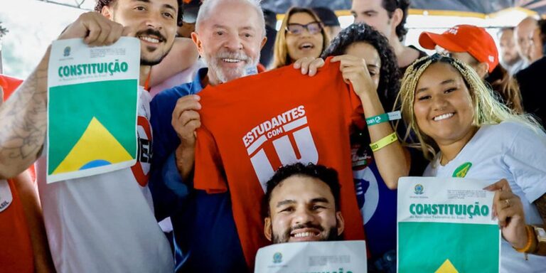 Lula Anuncia Programa Universitário do “Pé de Meia” em Campanha pela Reeleição Crédito: © Ricardo Stuckert/Campanha PT